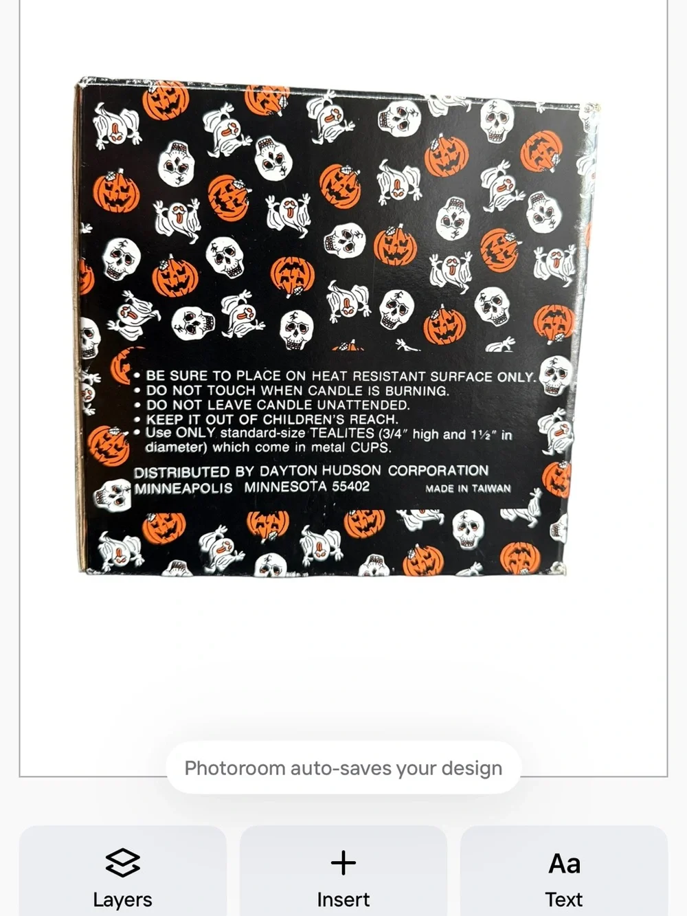 Vintage Ceramic #Pumpkin Light Up  #Halloween Decor 6x6 W/ Box 1980s 90s